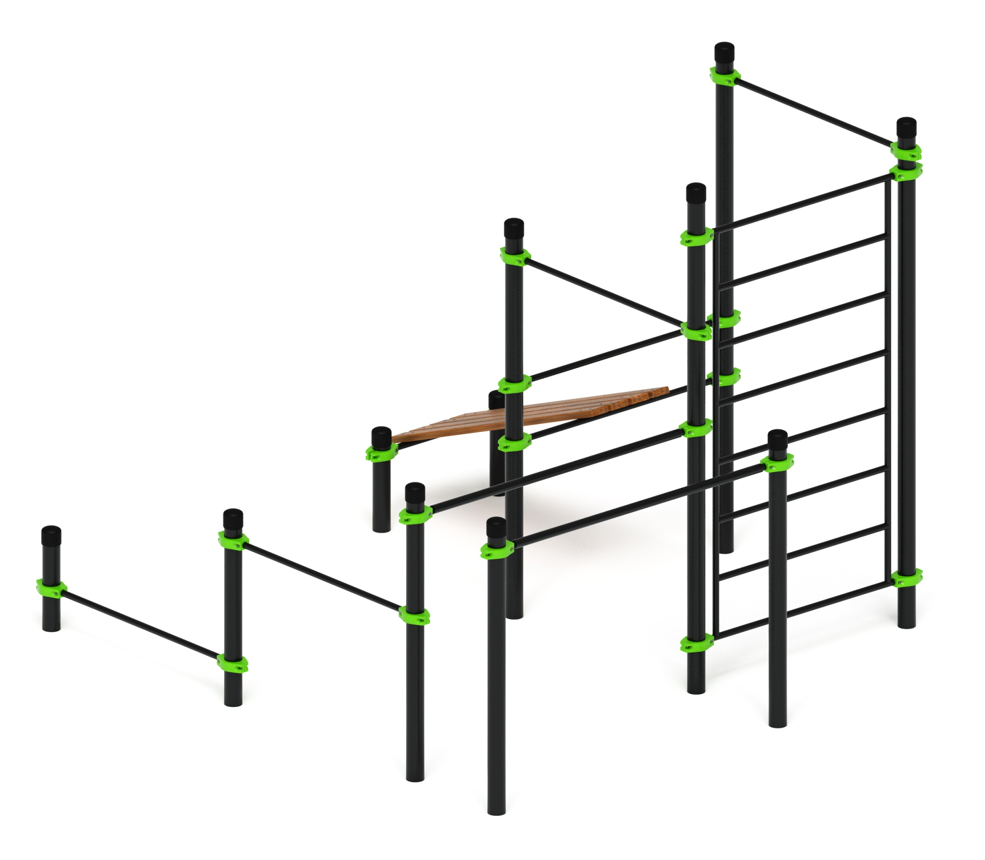 Воркаут 108 зеленый ВТ 12.21-02
