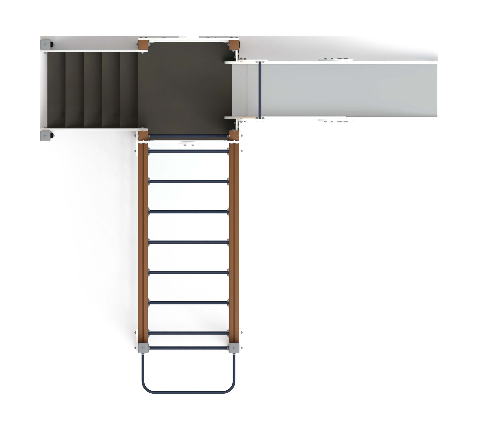 Играйте с нами (Тайга) - ДИК 2.01.1.05-03 - Игровой комплекс H=1200