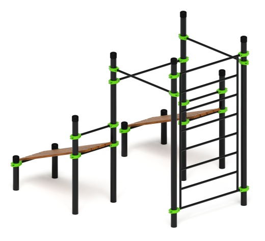 Воркаут 108 зеленый ВТ 12.16-02
