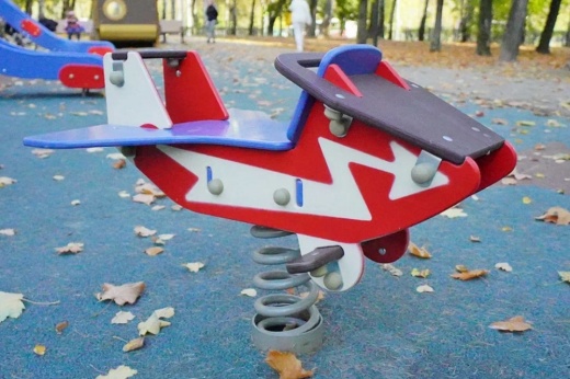 Качалка на пружине "Самолет" КА-1.9