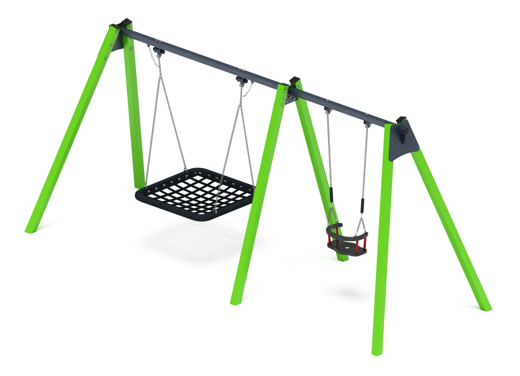 Качели М2 (зеленый) ИО 12.М.06.01.01-02