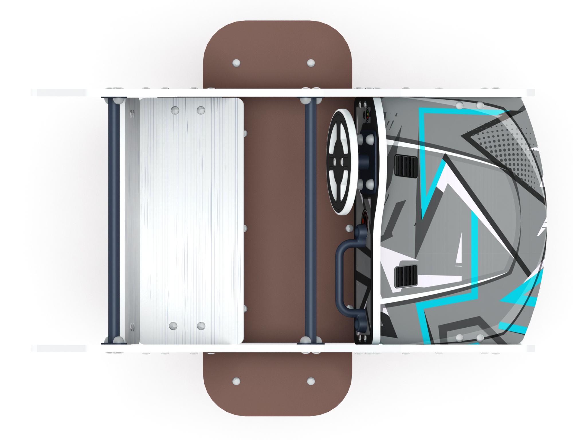 Машинка - Качалка на пружине двухместная машинка - ИО 23.03.01-04