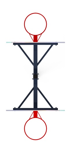 Стойка баскетбольная комбинированная (перламутр) - СО 2.70.03-03