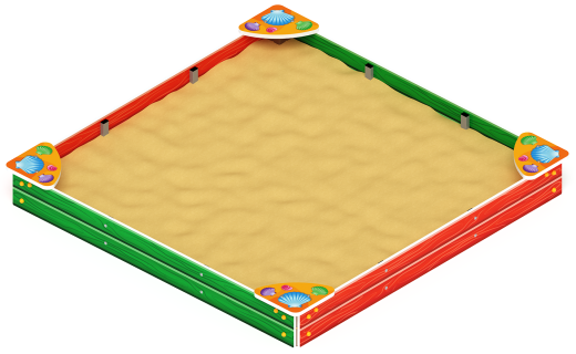 Песочница большая (Ракушки) - ИО 5.01.03-01