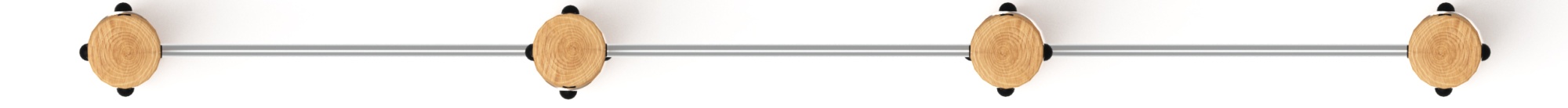 Турник взрослый тройной (лиственница) СО 2.20.10-Л