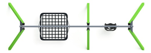 Качели М2 (зеленый) ИО 12.М.06.01.01-02