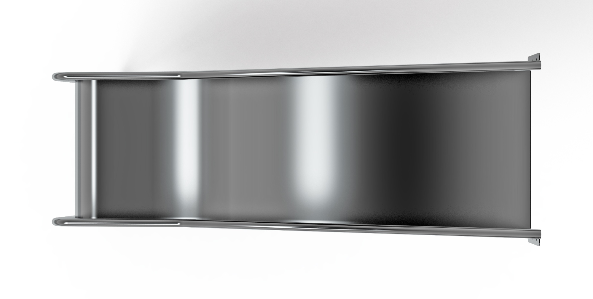 Горка из нержавеющей стали приставная 900 SNP 900.470-02