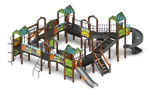 Остров детства (Город) - ДИК 2.01.8.02-01 - Игровой комплекс H=1200 H=2000