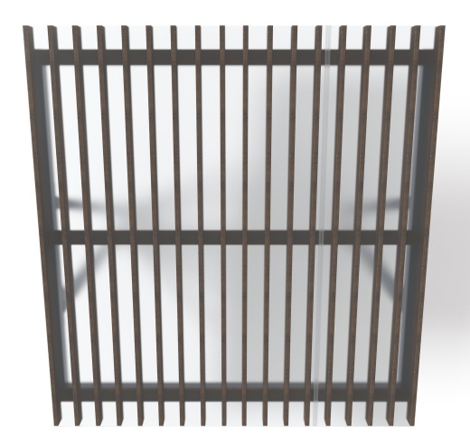 Пергола тент (наклоная) - МФ 77.03.01 /с поликарбонатом/