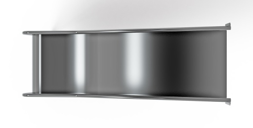 Горка из нержавеющей стали приставная 900 SNP 900.470-02