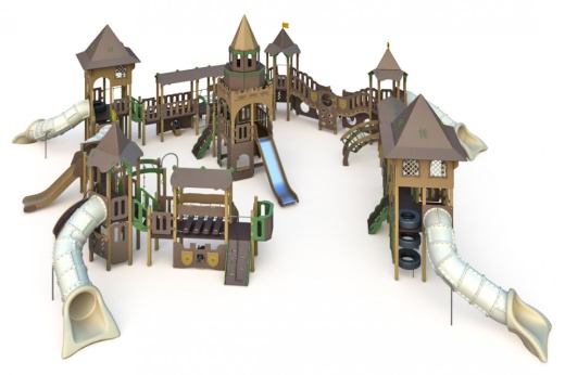 Игровой комплекс "Древнерусский Кремль" ИКС-1.83