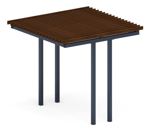 Пергола тент (прямая) - МФ 77.04.01-01 /без поликарбоната/