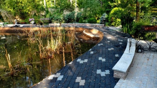 Резиновая брусчатка "Волна" 40 мм