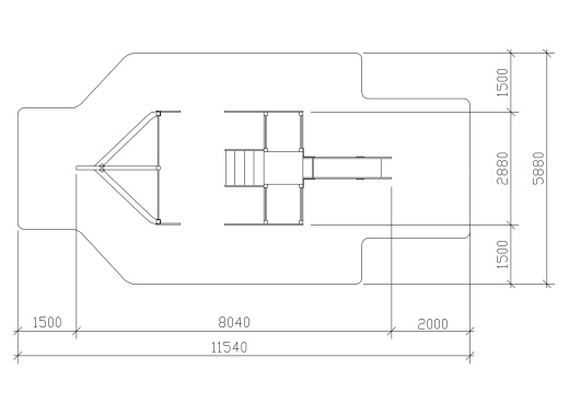 Парусник (Лагуна) - ДИК 2.03.3.01-05 - Игровой комплекс Н=1200