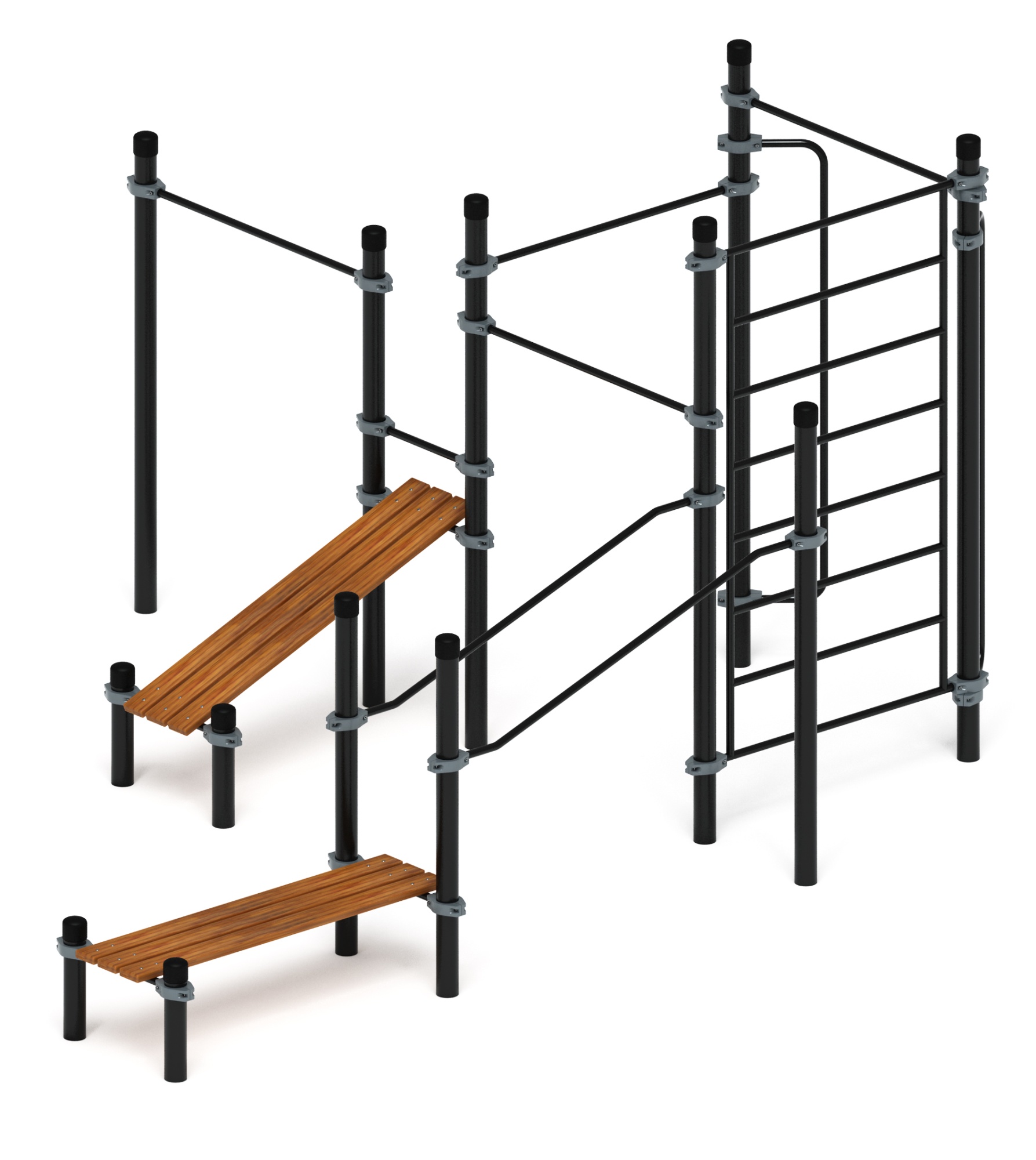 Воркаут ЛОВ 108 серый ВТ 102.18-03