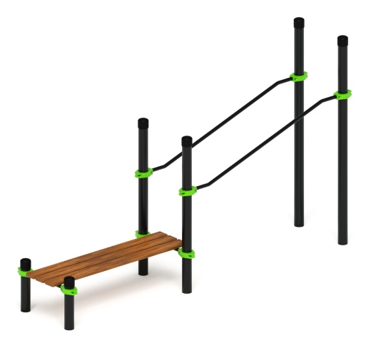 Воркаут ЛОВ 89 зеленый ВТ 101.24-02