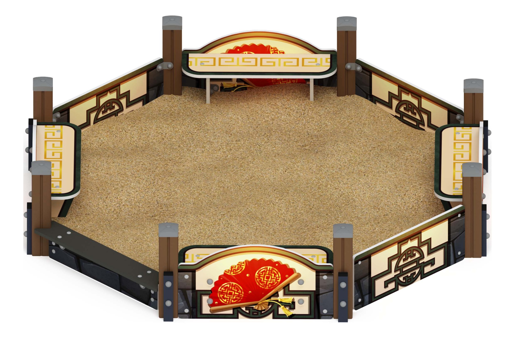 Песочница восьмигранная Карнавал (Шанхай) - ИО 5.01.04-21