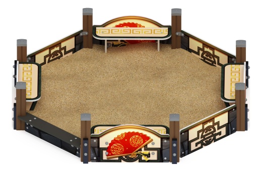 Песочница восьмигранная Карнавал (Шанхай) - ИО 5.01.04-21