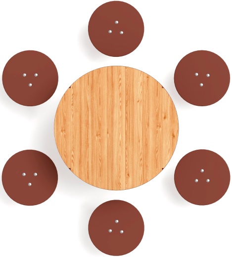 Столик детский (лиственница) МФ 31.01.11-Л