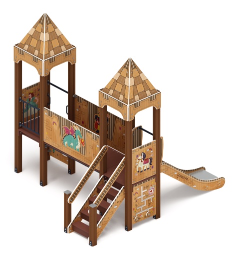 Королевство (Картонное) - ДИК 1.15.06-22 - Игровой комплекс H=900