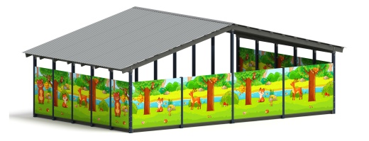 Теневой навес (Полянка) - МФ 70.8.5-07