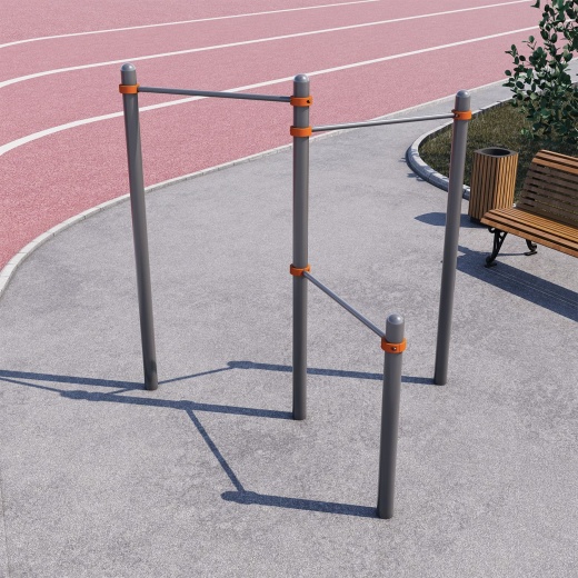 Тройной турник для подтягивания СВС-6