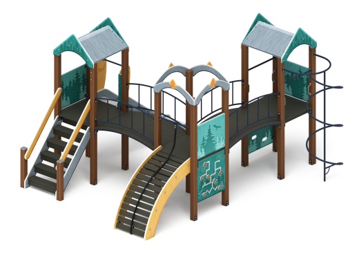 Городок (Тайга) - ДИК 2.01.3.03-03 - Игровой комплекс H=1200