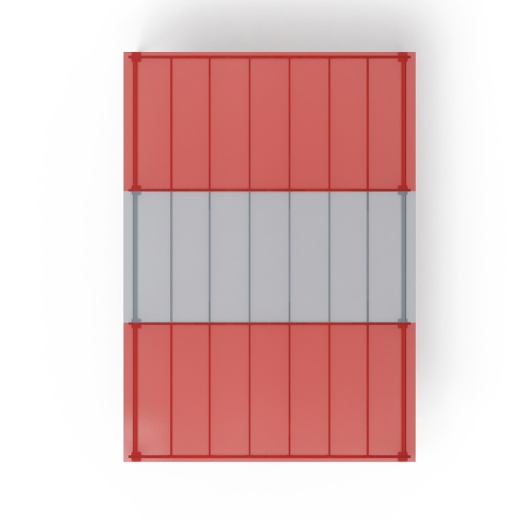 Теневой навес на 6 тренажеров - МФ 751.02 - Спорт