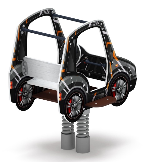 Машинка - Качалка на пружине двухместная машинка - ИО 23.03.01-05