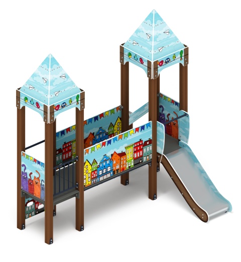 Королевство (Коты) - ДИК 1.15.02-21 - Игровой комплекс H=750