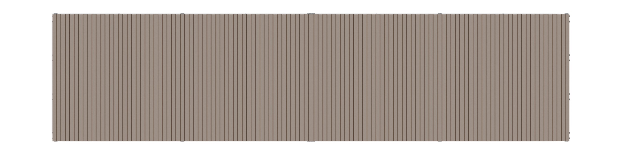 Навес контейнерной площадки для мусора (4 секции) МФ 55.02.02.4-02