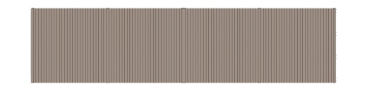 Навес контейнерной площадки для мусора (4 секции) МФ 55.02.02.4-02