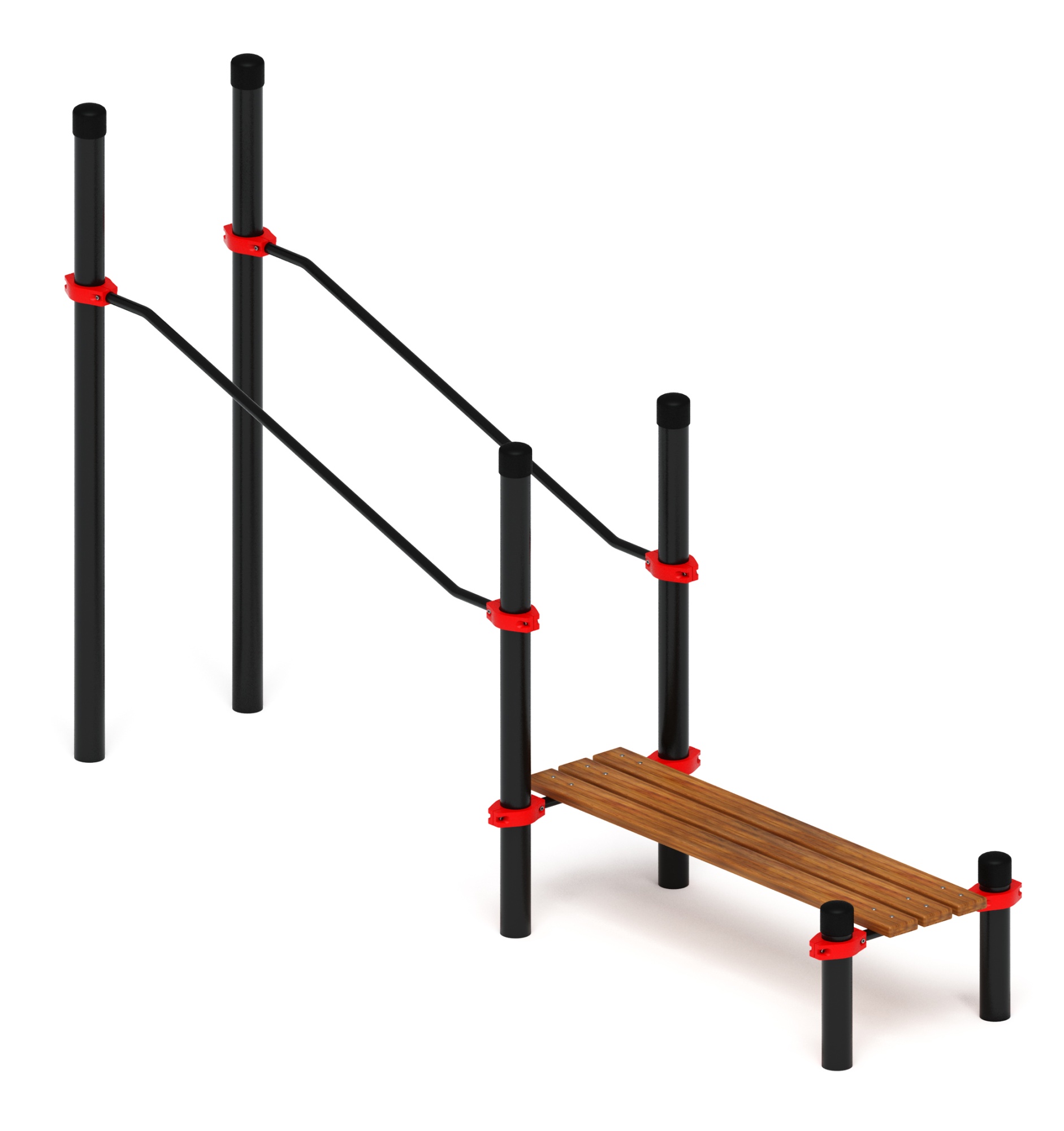 Воркаут ЛОВ 108 красный ВТ 102.24-01