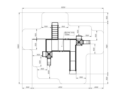 Забота Космопорт (космос) горка Н 750 ДОВ 20.14.01-02