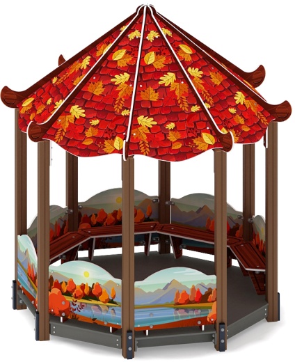 Беседка-пагода Карнавал (Осень) - МФ 10.22.01-20