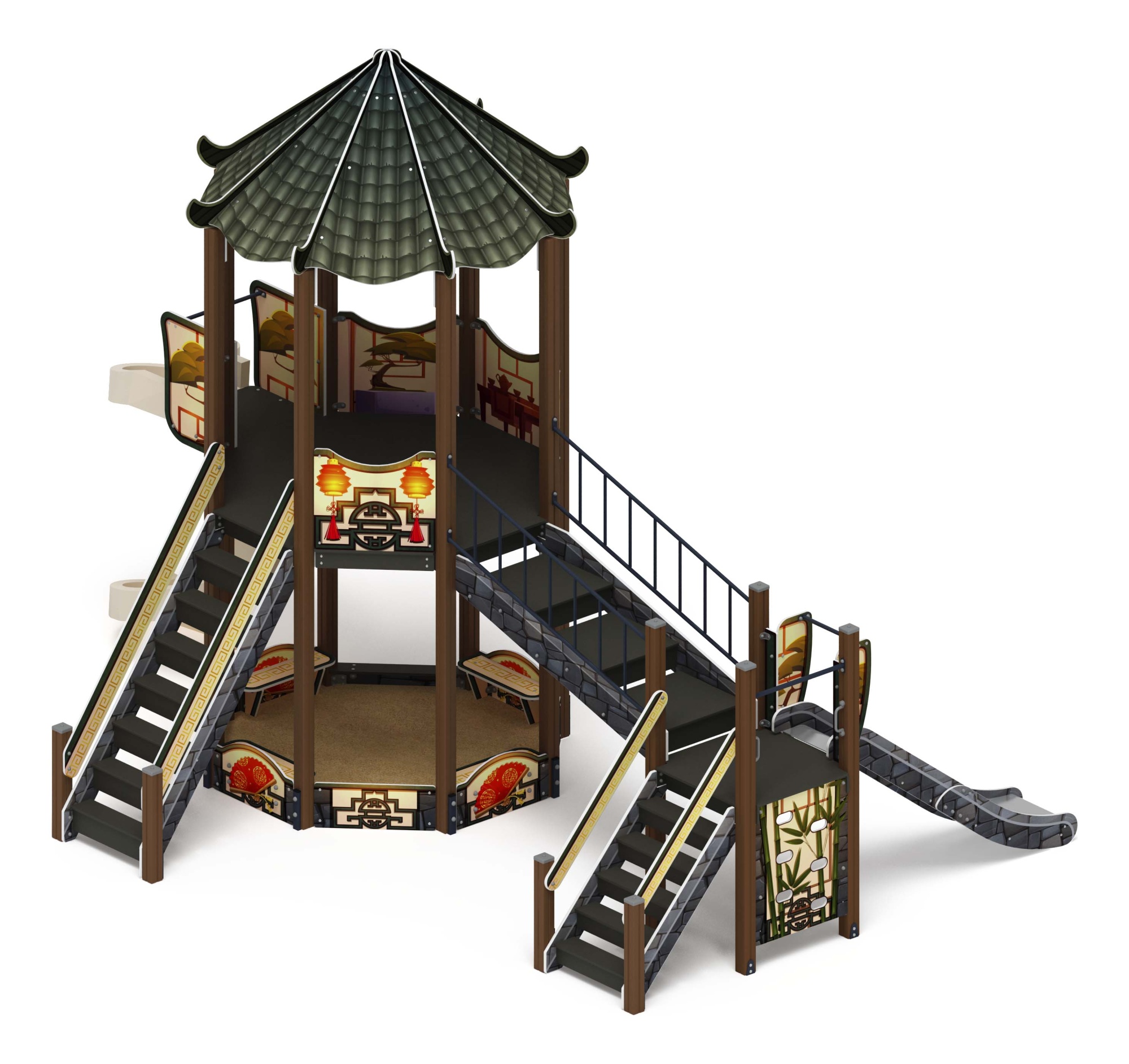 Карнавал (Шанхай) - ДИК 2.22.02-02 - Игровой комплекс H=1200 H=2000