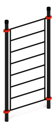 Воркаут 108 красный ВТ 12.09-01