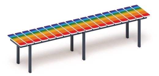 Скамья - МФ 42.01.15 (Радуга)