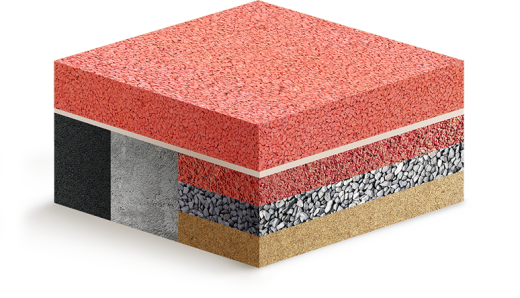 Покрытие из резиновой крошки  Basic Kids