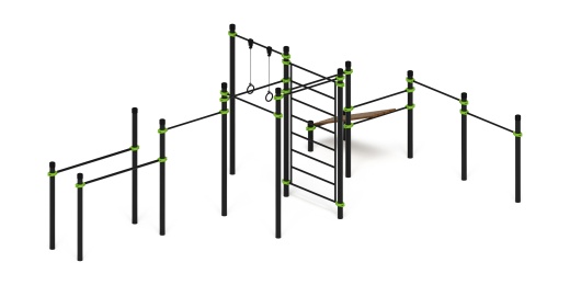 Воркаут 108 зеленый ВТ 12.23-02