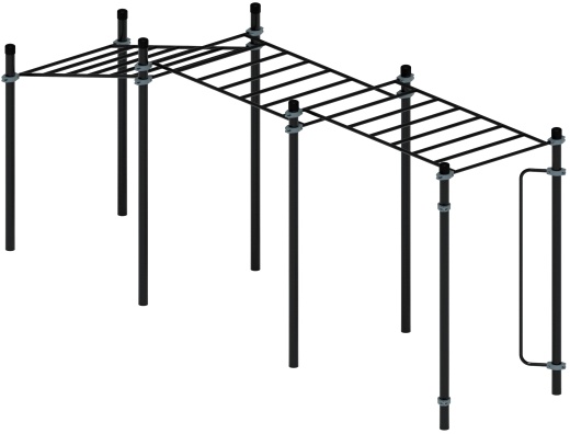 Воркаут ЛОВ 108 серый ВТ 102.11-03