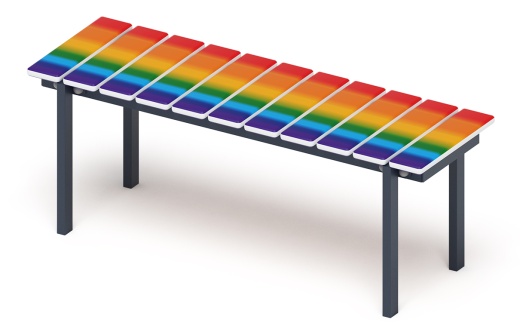 Скамья - МФ 42.01.14 (Радуга)