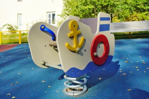 Качалка на пружине "Пароход" КА-1.28