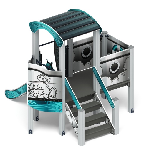 Катерок (Лагуна) - ДИК 1.03.3.01-12 - Игровой комплекс H=750