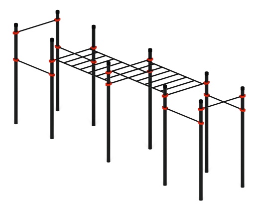 Воркаут 108 красный ВТ 12.20-01