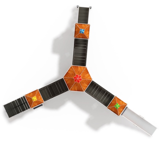 Карандаши - ДИК 2.26.04-01.С - Игровой комплекс Н=1200