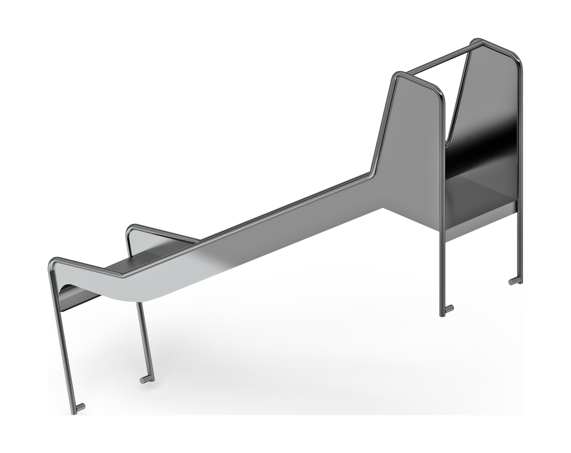 Горка для геопластики из нержавеющей стали 1200 SNG 1200.470-01
