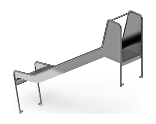 Горка для геопластики из нержавеющей стали 1200 SNG 1200.470-01