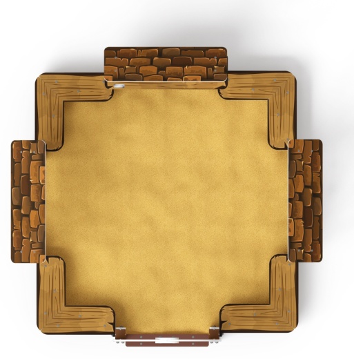 Песочный дворик Теремок (Коричневый) - ИО 6.01.04-02