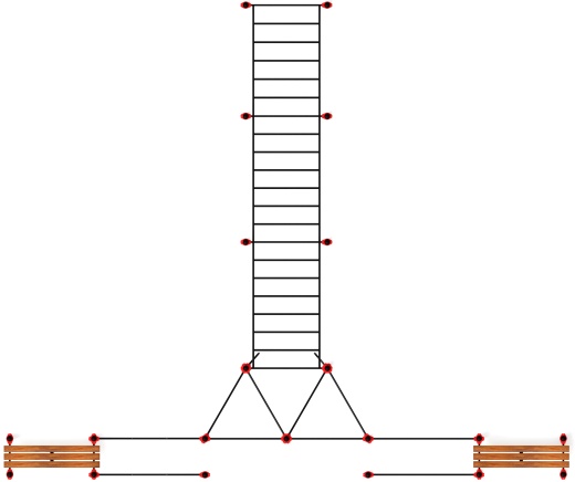 Воркаут ЛОВ 108 красный ВТ 102.25-01